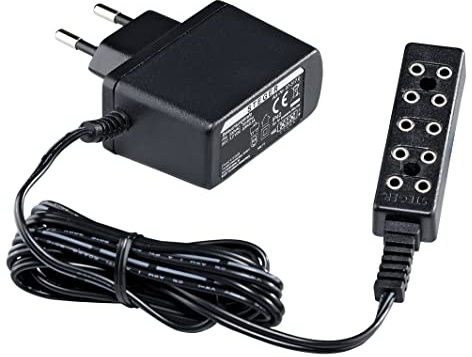 Kahlert 60.975 luz - Muñeca Mini Accesorios - Descansar/Flackertrafo con 5 Polos Distribuidor 3,2 V, 0,8 A y 2 V, 0,2 A