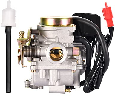 GOOFIT PD18J Vergaser Mit Elektrischem Drosselersatz für 139QMA 139QMB Taotao 4 Schlag GY6 49cc 50cc Chinesisches Roller Moped