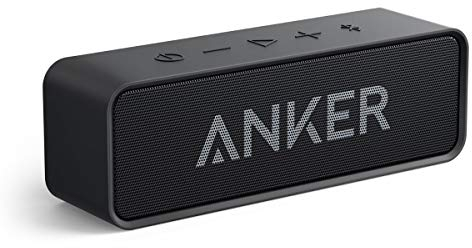 Bluetooth Speaker, Anker Soundcore Upgraded Version with 24H Playtime, IPX5 Waterproof, Stereo Sound, 66ft Bluetooth Range, Built-In Mic, Portable Wireless for iPhone Samsung