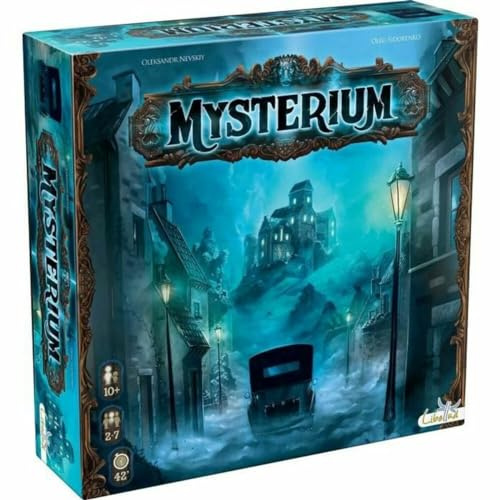 Asmodee MYSTERIUM - Jeu de Société As d'or pour Enfants 10 Ans - Jeu d'Enquête Mystérieux & Coopératif - Devenez Médium ou Fantôme - 2 à 7 Joueurs - 45 Min - en Français- Libellud