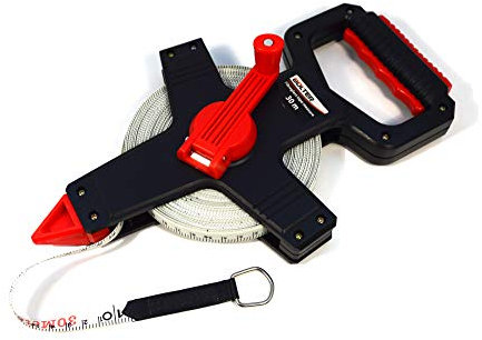 Rollbandmaß Bandmaß Maßband Rollmeter 30m x 13mm Endhaken BOLTER NEU