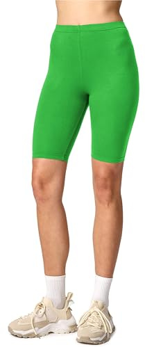 Merry Style Kurze Leggings Damen Radlerhose Shorts Viskose MS10-145 | Kurze Länge, elastischer Bund, atmungsaktiv, weich, 94 % Viskose, 6 % Elasthan, für Alltag, Freizeit und warme Tage