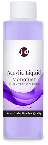 JND Acrylic Liquid Monomer Professional Salon Quality Acrylic Nails Extensions Nail Art (50ml, Purple)