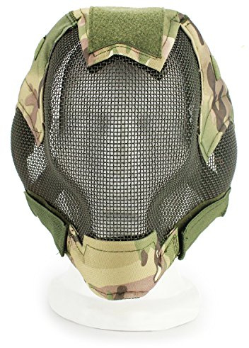 Full Gesicht Fechten Fechtmaske Mesh Mask Outdoor Sports schützen Taktische Vollgesichtsschutzmaske für Airsoft