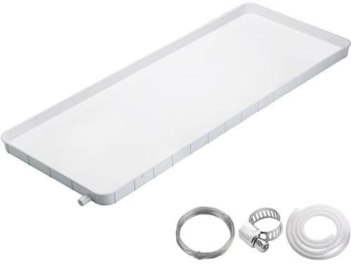 Bac D'égouttage de Climatiseur, Bac de Récupération HVAC avec Drain, Coussin D'égouttement de Climatiseur de Fenêtre, for Systèmes de Pompe À Chaleur de Climatiseur Split Universels (Color : 1-2P, S