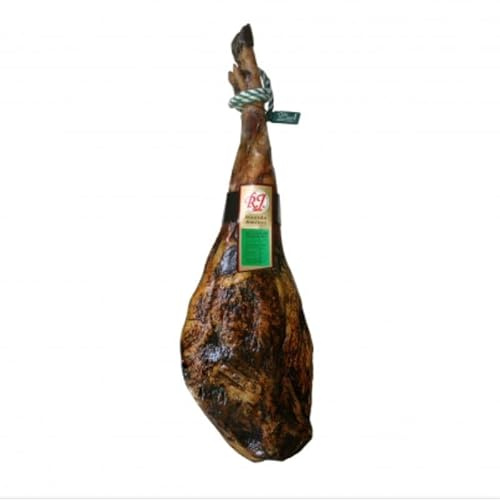 Jamon iberico de cebo 50% raza ibérica entre 8,5 y 9 Kg - elaboración artesanal - cerdos criados en libertad - marca reconocida como jamon gourmet procedente de la sierra de Salamanca