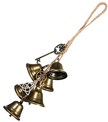 BESPORTBLE 2stücke Witch Wind Chime Metall Windspiel Für Garten Und Balkon Dekorative Tür Und Veranda-deko Langlebig Und Nostalgisch Und Stil Zuhause