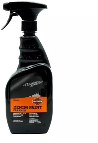HARLEY-DAVIDSON Denim Lackreiniger 651ml Sprühflasche Reinigung Pflege Motorrad Oberfläche Lackpflege ohne Streifen
