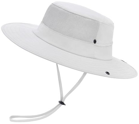 EINSKEY Sonnenhut Pferdeschwanz Damen, Unisex Faltbar Safari Hut Gartenhut UV Schutz Anglerhut Wanderhut