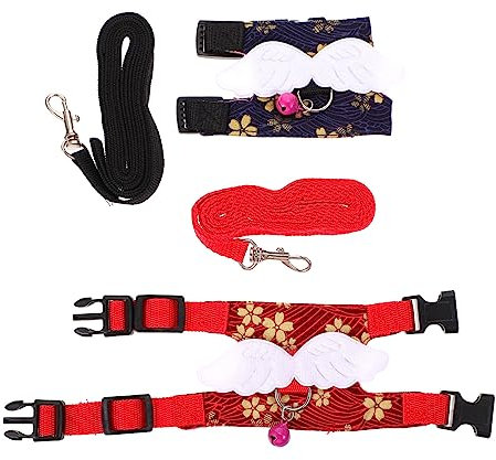 BELLIFFY 1satz Professionelles Hamstergeschirr Mit Leine Verstellbares Atmungsaktives Zubehör Für Kleine Haustiere Für Und Outdoor-aktivitäten Teiliges