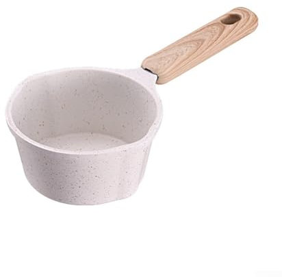 Huilier en pierre fonte d'aluminium compatible avec cuisinière à gaz et induction (blanc)