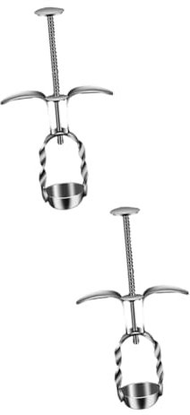 Gatuida 2 Pezzi 304 In Acciaio Inox Rosso Datteri Sbucciatore Frutta Sbucciatore Cucina Utensile Sbucciatore Manuale Gadget Kit Di Utensili Elettrici Iniettore Allegro Lavello Argento