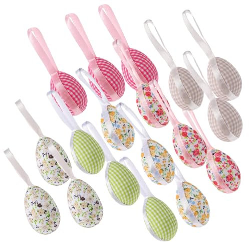 DECHOUS 3sets Easter Egg Pendant Diy Hanging Decorations for Party Easter Toy and Party Hanging Decorations for Home and Event