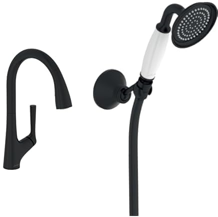 Jacob Delafon, Meuble Colonne OLA UP 40cm, Grande Capacité, Porte Réversible, Poignées Métal + Meuble OLA UP 120cm, Plan Double Vasque Céramique, 2 Tiroirs Fermeture Douce, Grande Capacité