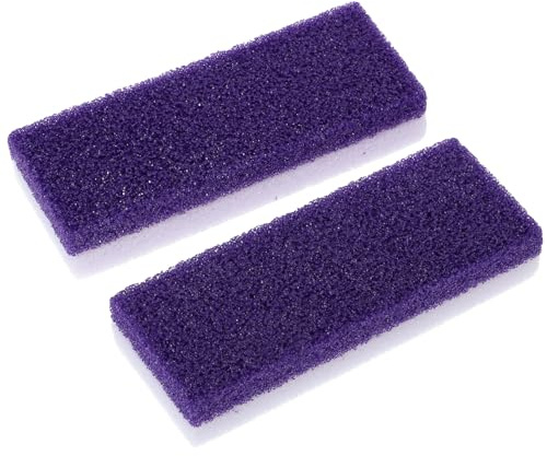 TOPPERFUN Piedra Pómez para Pies Ligera y Portátil, Removedor de Callos Eficaz, Paquete de 2 Piezas de Material Pu para Exfoliación y Cuidado Pedicura