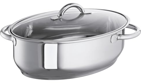 Schulte-Ufer 6768-38 Full-View Roasting Tin 38 cm 9.00 L for Induction