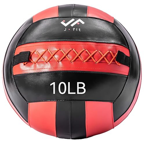 JFIT Väggboll, Röd/Svart, 4,5 kg