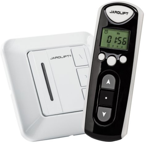 jarolift 1x Funkhandsender Timer 4-Kanal TDRCT 04 Funkfernbedienung inkl. 3 x Funkempfänger Einfachtaster Wandtaster TDRR 01W