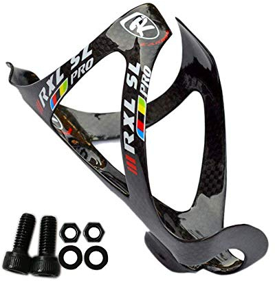flaschenhalter Carbon RXL SL Kohlenstoff Flaschenhalter Fahrrad Flaschenrahmen Rennrad Mountainbike Geringes Gewicht Schwarz 3K flaschenhalter fahrradlenker getränkehalter Fahrrad 30g