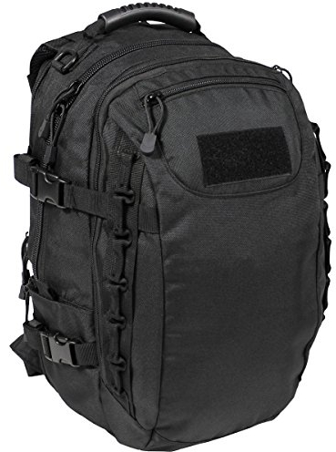 MFH US Army Rucksack Mission 30 40 Liter Geocaching Outdoor Wandern Trekkingrucksack Backpack viele Farben (Schwarz)