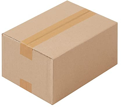 BB-Verpackungen 100x Faltkartons 217x172x110mm 1-wellig braun (100 Stück)| Großer Versandkarton, ideal als Warensendung, DHL Päckchen S, GLS/DPD XS-Paket