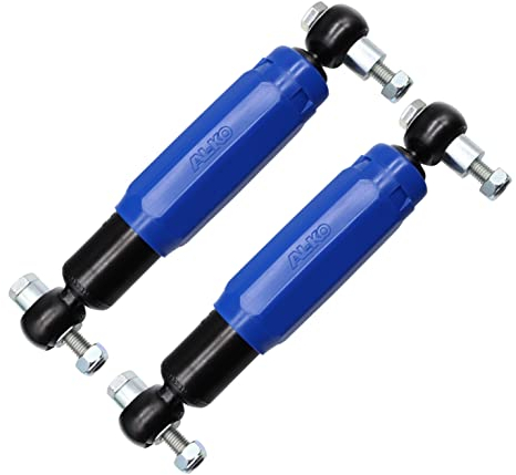 p4U 244085 244.085 244 085 Lot de 2 amortisseurs de roue AL-KO Octagon Plus, Bleu, 1350/2700 kg