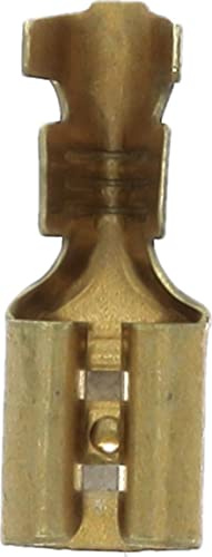 Capicorda piatta nuda femmina in scatola, 4,8 mm x 0,5 mm, 0,5-1,5 mm2, confezione da 100