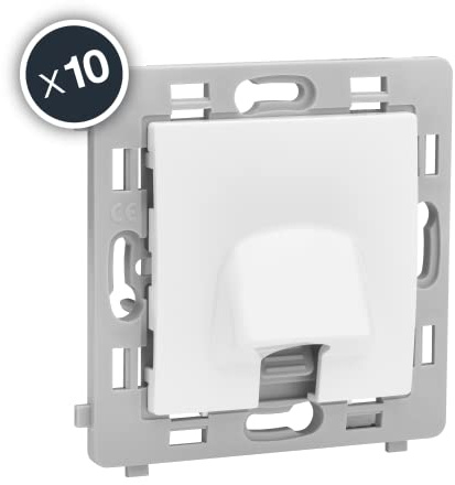 Caly Mecanismo Salida De Cable Blanco Caja De 10