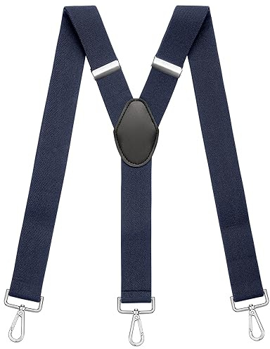 Sencillo Hosenträger Herren mit Karabiner Y-Form
