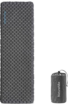 Naturehike Thermal 3,5R- Camping Isomatte Ultralight 4 Jahreszeiten (-6℃) Selbstaufblasend mit aufblasbarer Tasche,Isomatte Luftmatratze Langlebige Hoher R-Wert, hohe Isolierung, für den Winter