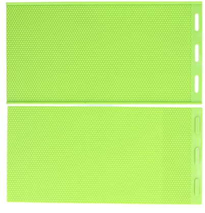 2 Stück Bienenwachs-Pressblechform, 5,4 Mm Silikon-Bienenwachs-Blattform, Wachsfolie, Bienenstücke-Set, Wabenblätter, Herstellungsform, Bienenwachs-Grundlagen-Pressform