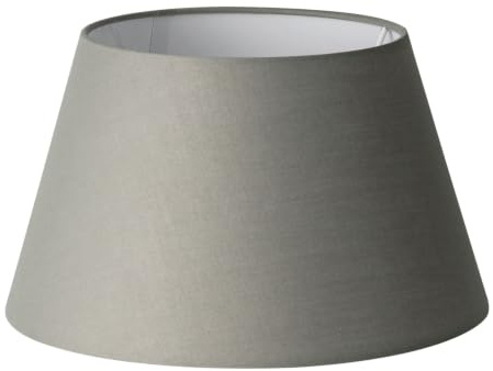 Home Sweet Home Lampenschirm für Tischlampe | Lampenschirm Dunkelgrau | 30/20/17 cm | für E27-Fassung |