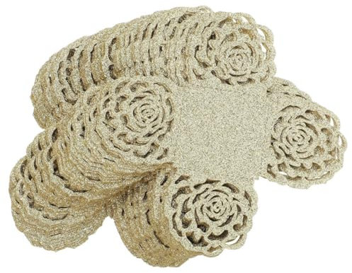 KITANDOVE 100pezzi Pirottini Per Dolci Carta Elegante Di Vassoi Per Cioccolatini Forma Di Decorazioni Per Matrimonio e Feste Per Cupcake e Confetti