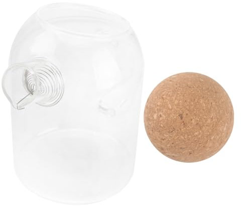 HOLIDYOYO Jarra De Agua De Vidrio Corcho Tetera De Vidrio Para Hogar y Restaurante Fácil De Limpiar