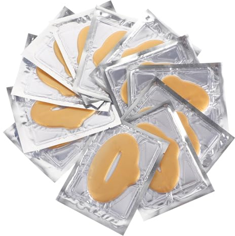 WRITWAA 25stücke Teiliges Kollagen Lippenmasken Feuchtigkeitsspendende Anti-trockene Pflegepads Für Zarte Lippen Natürliche Inhaltsstoffe Tragbare Gel-pads Zur Täglichen Lippenpflege