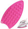 PSFDEWT Pad di sosta in Ferro in Silicone, pentola di Ferro da 10x5, 5 Pollici, Supporto Resistente al Calore, Cuscinetto Rosa Non Slip con Foro sospeso, Forniture di Stiro per casa, Lavanderia