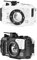 Joyance Multifunction Metal Ball Head, Universal Hot Shoe Adapter with 360° Rotatable Phone Clip for Camera Fill Light, Waterproof Housing for Olympus TG-6, 60m/195ft
