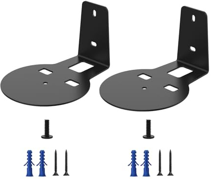 Supporto Per Montaggio A Parete Per Altoparlanti In Metallo Da 2 Pezzi - Audio Per Scaffale Satellitare Per Carichi Pesanti, Supporto Per Mensola Galleggiante | Kit Di Support Smart Hanger Vit