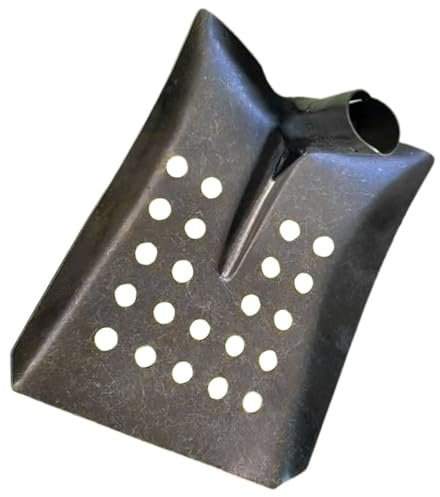 Generico Pala in Metallo Multifunzione per Pulizia del Letame e Giardino, Pala Piatta Resistente e Leggera per Sterco di Pollame, Utensile Manuale per Cura Prato e Fattoria