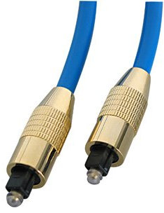 LINDY 10m SPDIF Digital Optical Cable - TosLink Premium Gold