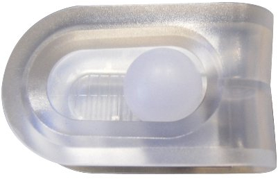 RIDDER 50600-0 50600 Duschvorhangklammer „Fix It“ zum fixieren von Duschvorhängen, transparent