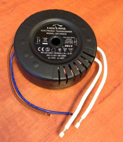 Eaglerise Transformateur rond électronique Set300CK 12 V 100-300 W 300 VA 300 W VA