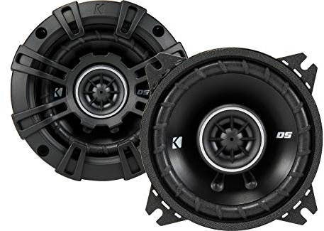 KICKER DSC40 4-Inch (100mm) Coaxial Speakers, 4-Ohm (Pair)