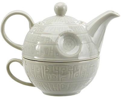 Funko SW03879 Star Wars tekanna: Dödsstjärna, keramik, grå, 15 x 15 x 12 cm