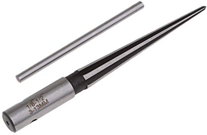 FLAMEER Guitar Bridge Pin Hole Reamer Tapered with Handle DIY Pickup Luthier Tool - as described, 3-13mm
