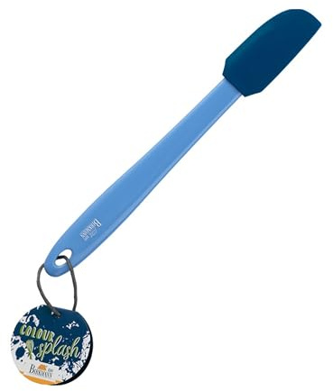 Birkmann, Colour Kitchen Mini-Teigschaber, Blau, 27 x 3,5 cm, Silikon, BPA-frei, 421776