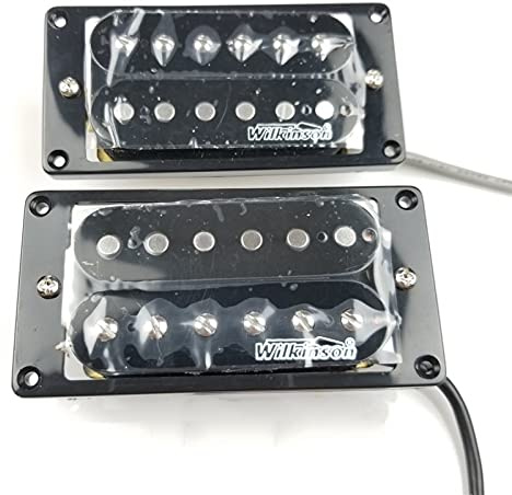 Pickup per Chitarra elettrica Wilkinson Black Open Apri Double Coil Guitar Electric Guitar Pickup Humbucker