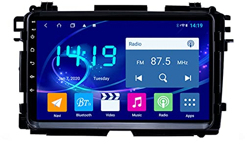 BANNESE GPS Navigation System for VEZEL 2015-2017 Android Car Radio GPS Navigation, Sopport 3G/4G WIFI Car Multimedia Player Car GPS Navigation with Carplay