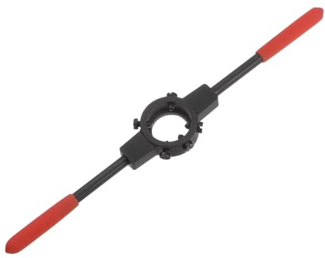 sourcing map Llave de mango de troquel, para troqueles redondos métricos M10-M11 (métrico) / 3/8-7/16 (UNC/UNF) / 30 mm OD redondos, soporte de troquel de rosca de 30 mm x 11 mm con mango de
