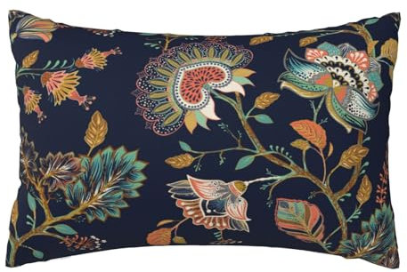 Kissenbezug 40x60 cm 2er Set Herbst Deko Kissen Weinlese, Indien Kissenbezug, Rechteckig Kissenbezüge, Weicher Sofakissen, Kissenhülle Herbst, Zier Kissen Aesthetic, Couch Deko Schlafzimme Gifts,J665